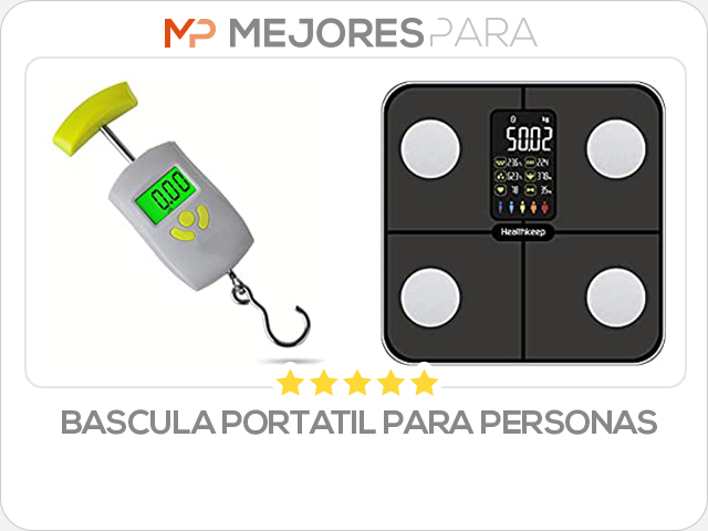 bascula portatil para personas