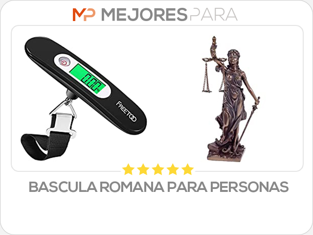 bascula romana para personas