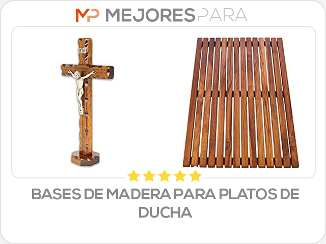 bases de madera para platos de ducha