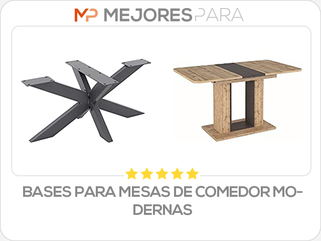 bases para mesas de comedor modernas