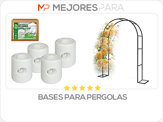 bases para pergolas