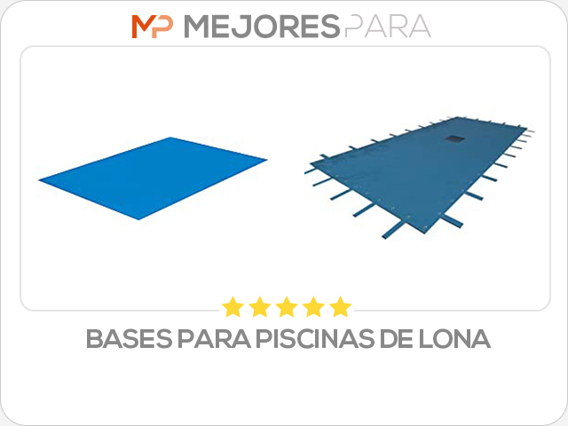 bases para piscinas de lona