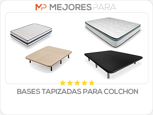 bases tapizadas para colchon