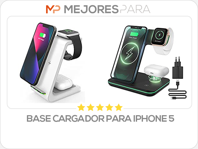 base cargador para iphone 5