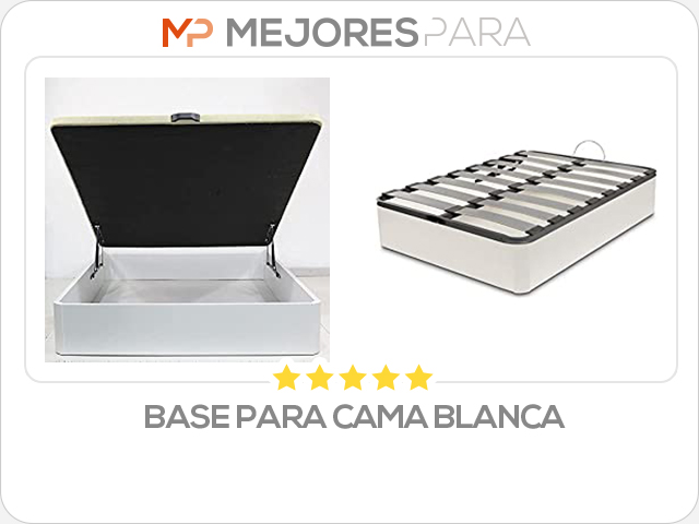 base para cama blanca