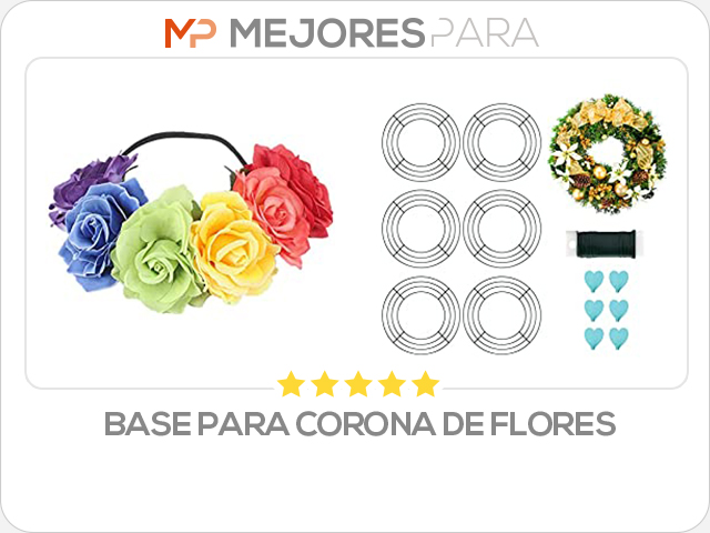 base para corona de flores