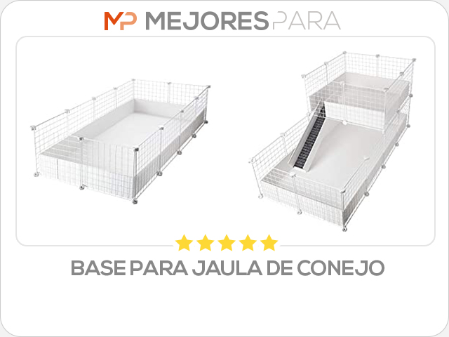 base para jaula de conejo