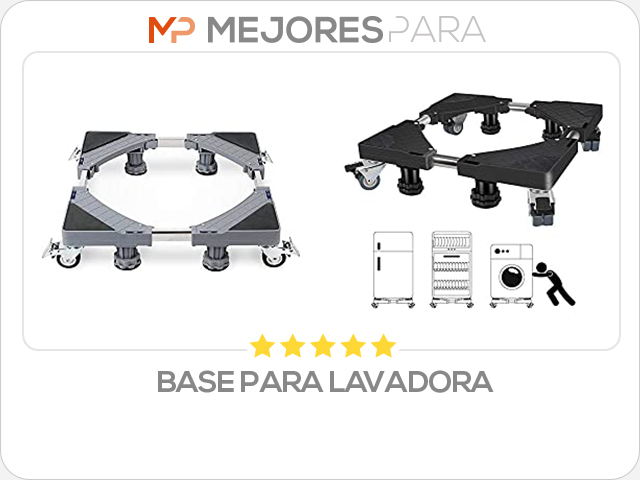 base para lavadora