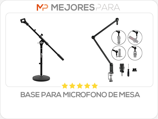 base para microfono de mesa