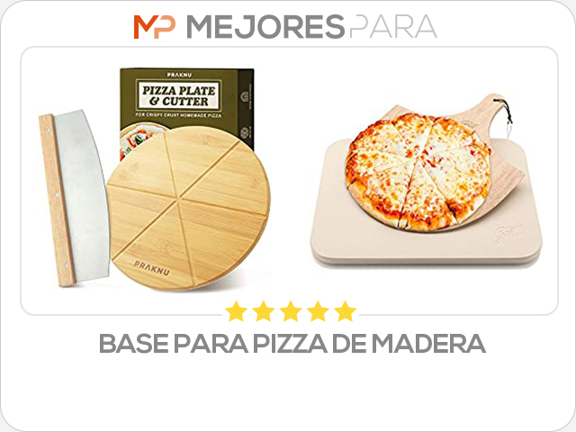 base para pizza de madera