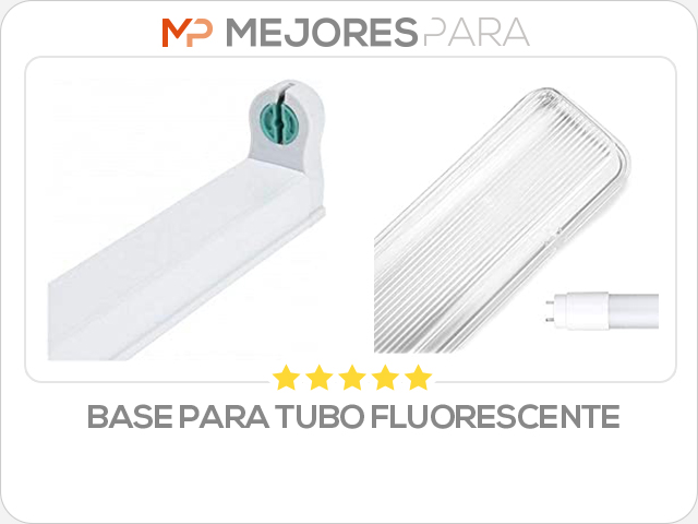 base para tubo fluorescente