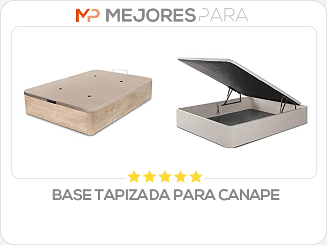 base tapizada para canape