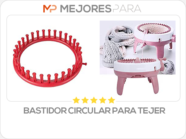 bastidor circular para tejer