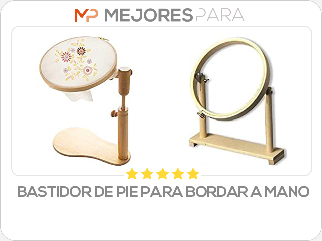 bastidor de pie para bordar a mano