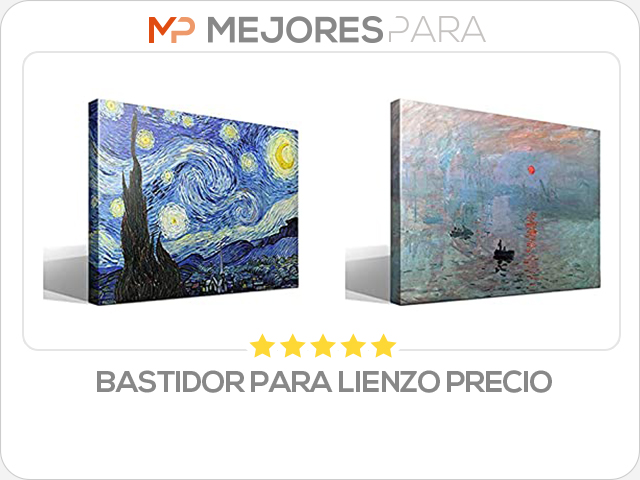 bastidor para lienzo precio