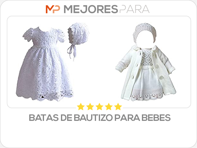 batas de bautizo para bebes