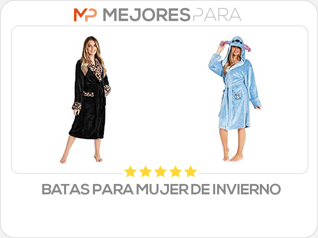 batas para mujer de invierno