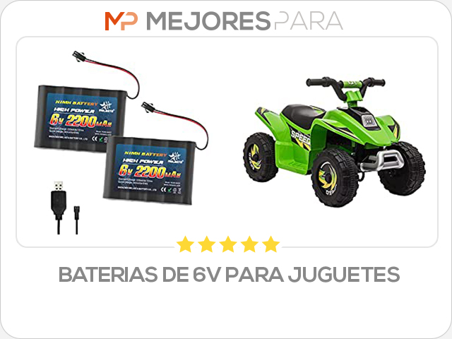 baterias de 6v para juguetes