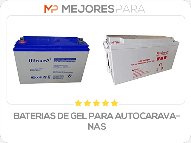 baterias de gel para autocaravanas