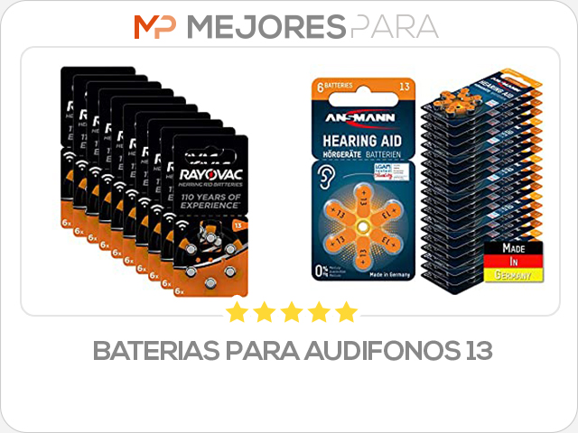 baterias para audifonos 13