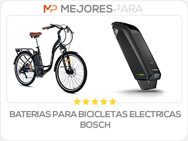 baterias para bicicletas electricas bosch