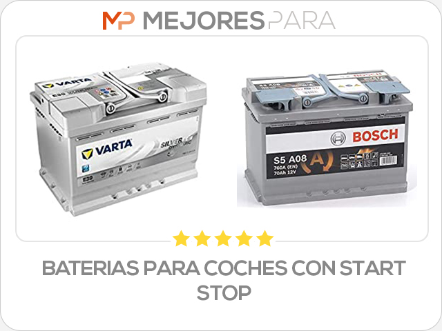 baterias para coches con start stop