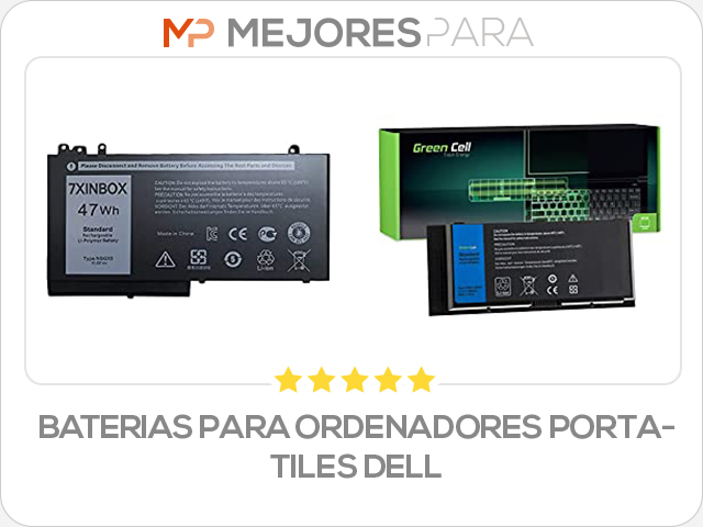 baterias para ordenadores portatiles dell