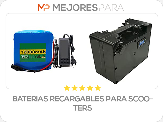 baterias recargables para scooters