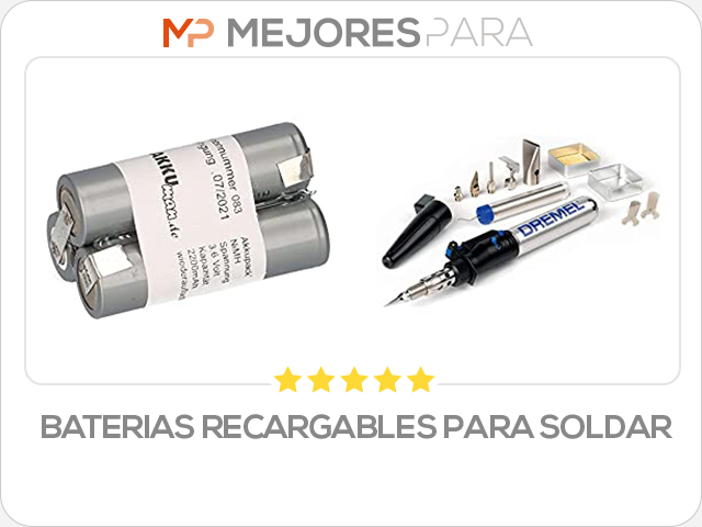 baterias recargables para soldar