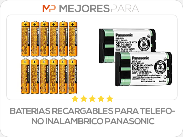 baterias recargables para telefono inalambrico panasonic