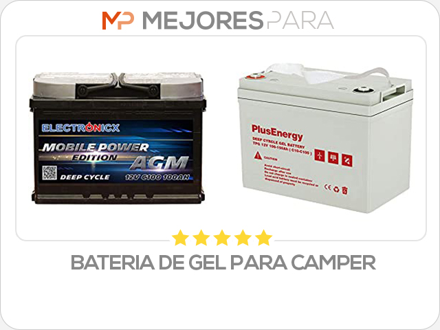 bateria de gel para camper