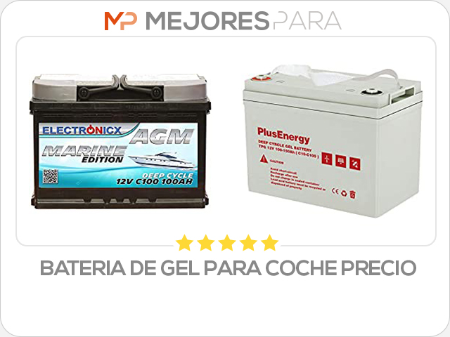 bateria de gel para coche precio