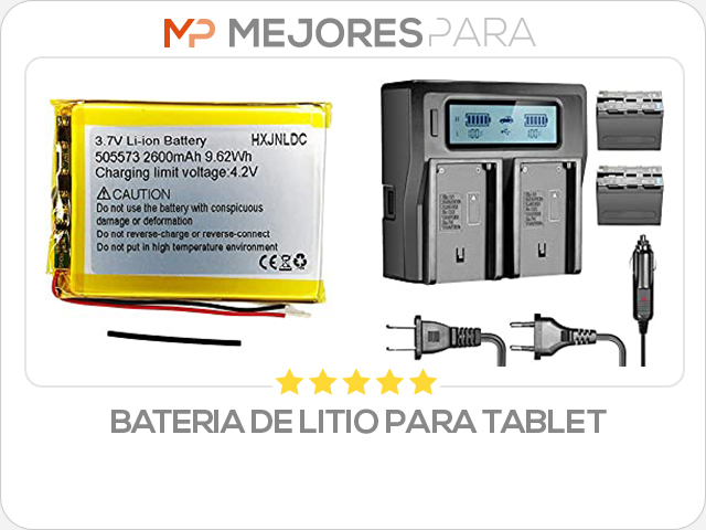 bateria de litio para tablet