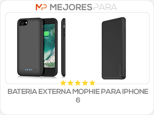 bateria externa mophie para iphone 6