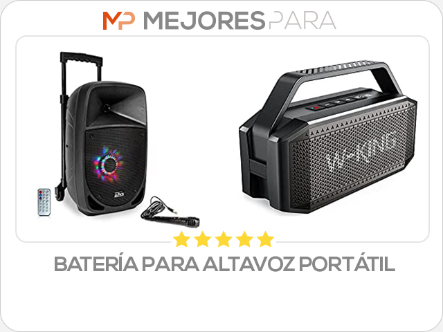 bateria para altavoz portatil