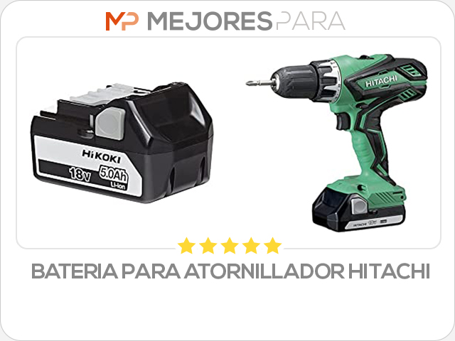 bateria para atornillador hitachi