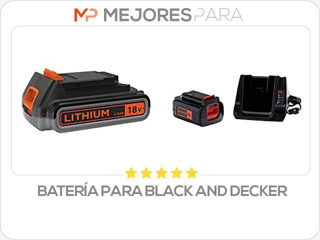 batería para black and decker