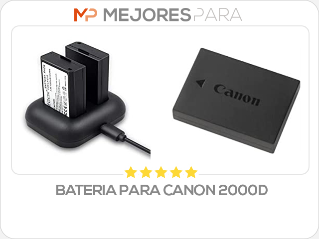 bateria para canon 2000d