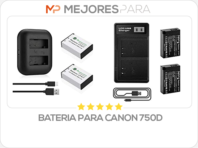 bateria para canon 750d