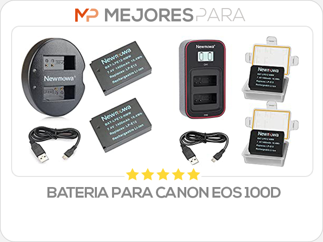 bateria para canon eos 100d