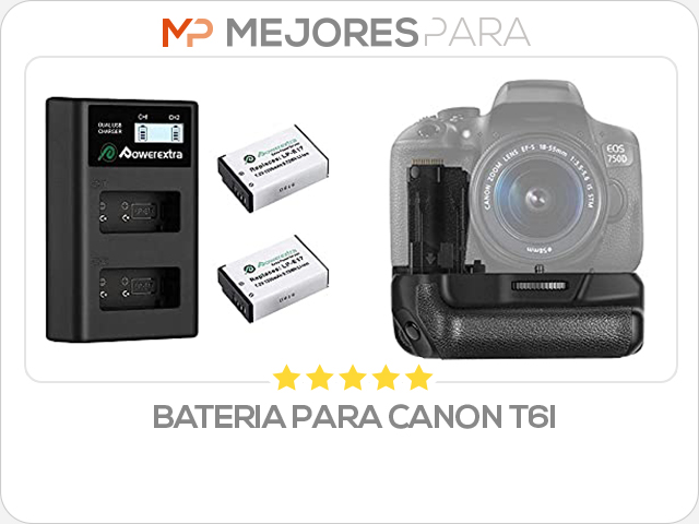 bateria para canon t6i