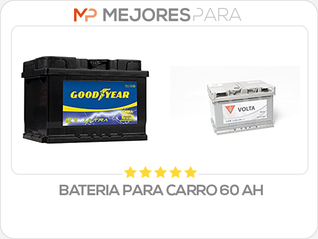 bateria para carro 60 ah