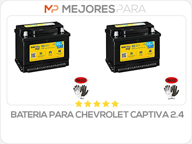 bateria para chevrolet captiva 2.4