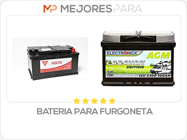 bateria para furgoneta