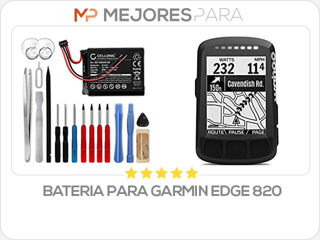 bateria para garmin edge 820