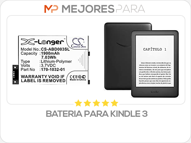 bateria para kindle 3