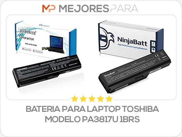 bateria para laptop toshiba modelo pa3817u 1brs