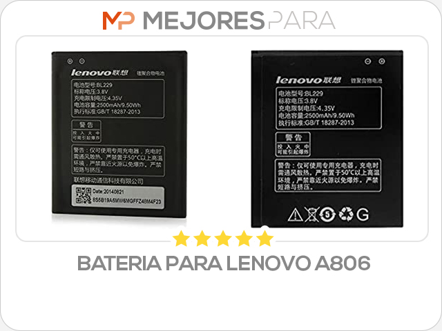 bateria para lenovo a806