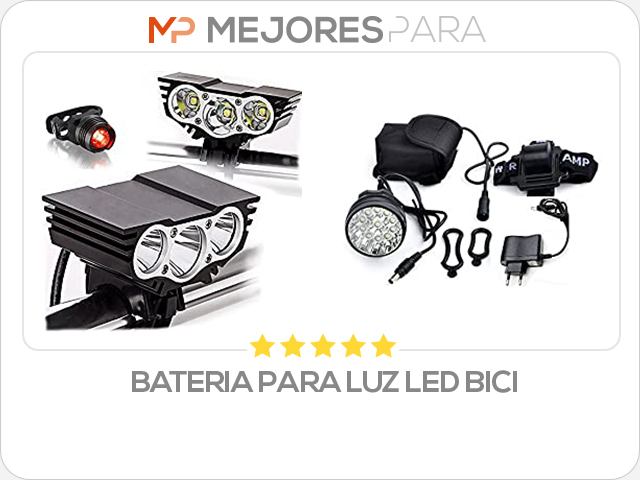 bateria para luz led bici