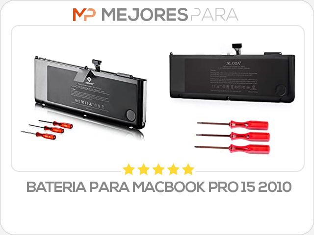 bateria para macbook pro 15 2010